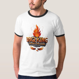 Camiseta Rei churrasco - Teto Ringer do Chef Retro