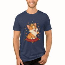 Rei Corgi Fofinho Amante de Corgi Coroa Real