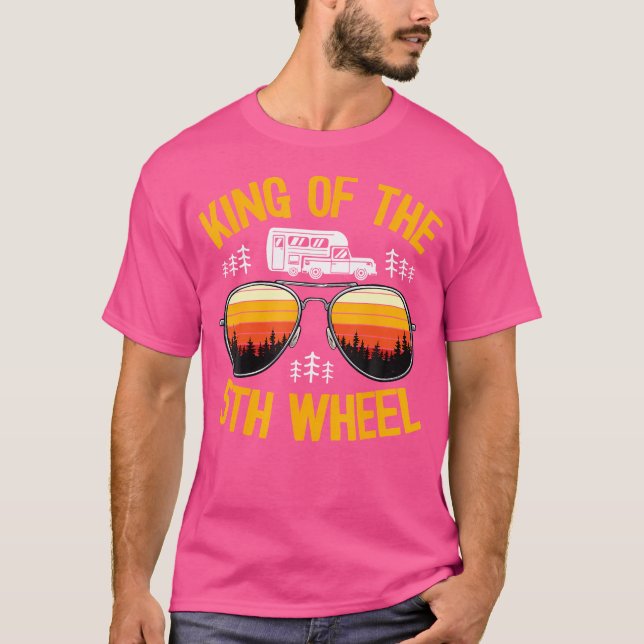 Camiseta Rei Da Cabeça De 5, Quinto Rodo, Camper Engraçado (Frente)