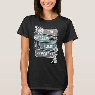 Camiseta Rei da Escalada de Rocha Jogador de Pôquer Montanh