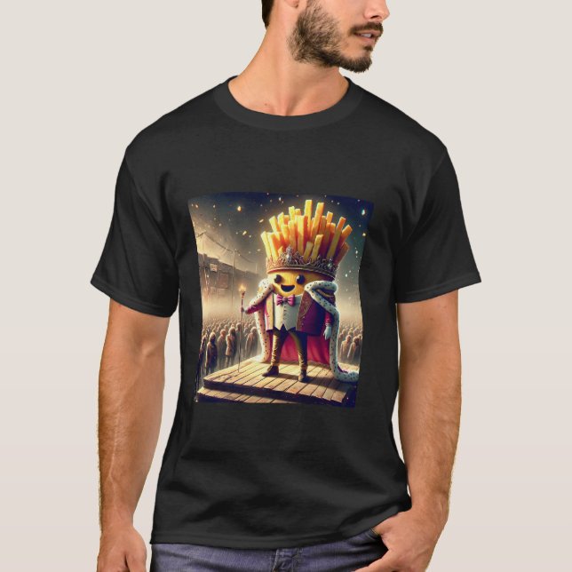 Camiseta Rei da Fantasia das Batatas Fritas (Frente)