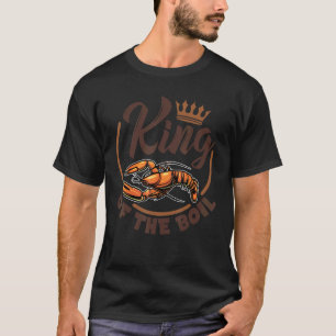 Camiseta Rei Da Fervente, Pesca Divertida Para Homens, Lago