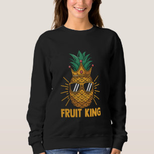 Camiseta Rei da Fruta Verão Tropical Amante do Abacaxi