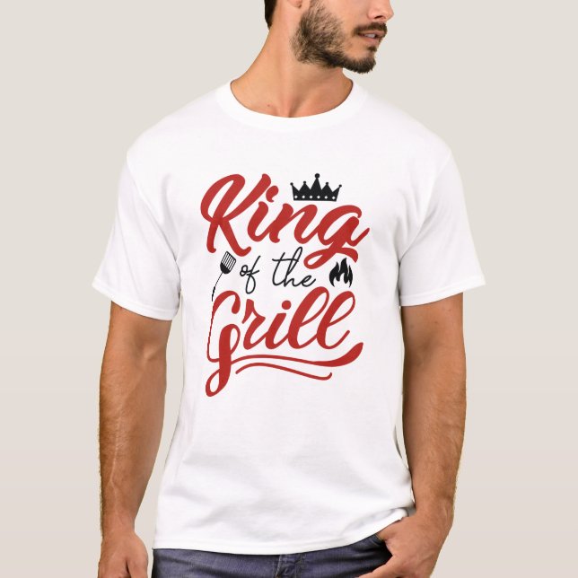 Camiseta Rei Da Grelha (Frente)