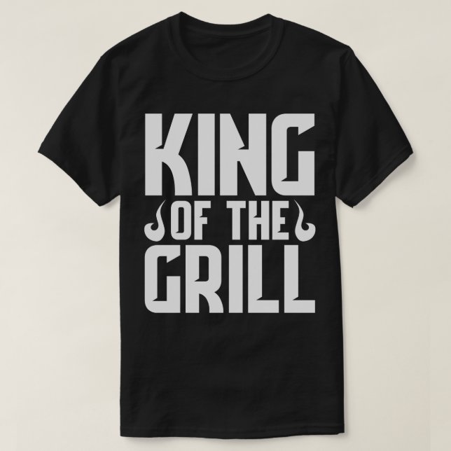 Camiseta Rei da grelha (Frente do Design)