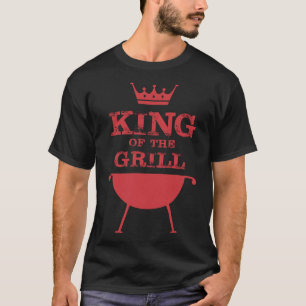 Camiseta Rei Da Grelha, Vermelho