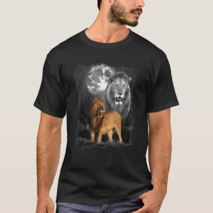 Camiseta Rei da Natureza Animal Safari Leão Africano da Vid