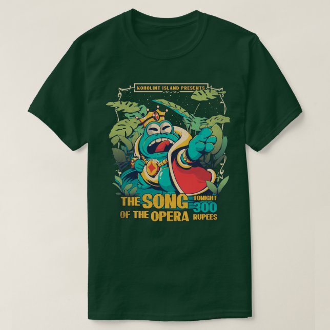Camiseta Rei da ópera (Frente do Design)