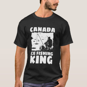 Camiseta Rei da Pesca no Gelo do Canadá