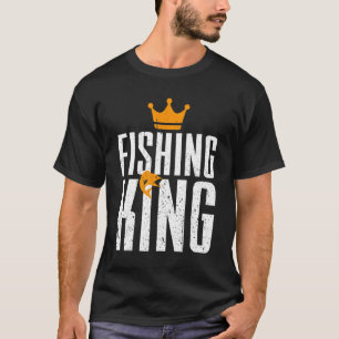Camiseta Rei da Pesca Pescador Divertido Entusiasta Aquátic