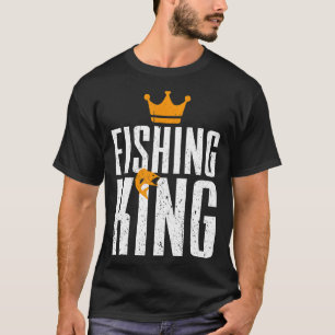Camiseta Rei da Pesca Pescador Divertido Entusiasta Aquátic