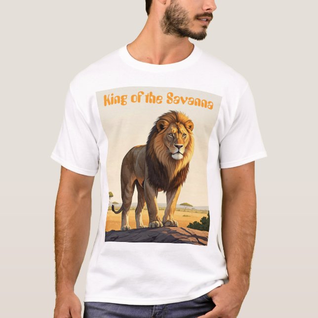Camiseta Rei da Savana (Frente)