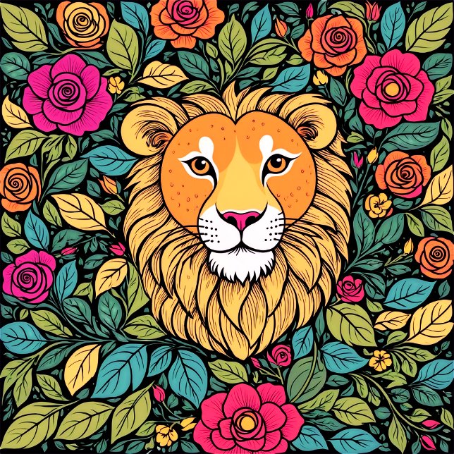 Camiseta Rei da Savana: Majestade do Leão (Lion - King of the Jungle)