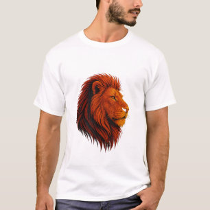 Camiseta Rei da Selva - Raio de Leão Neon sem Corantes