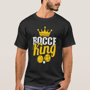 Camiseta Rei de Bocce Jogador de Boccia Bolas