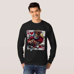 Camiseta Rei de Copas — Ilustração Ousada de Carta de Baral