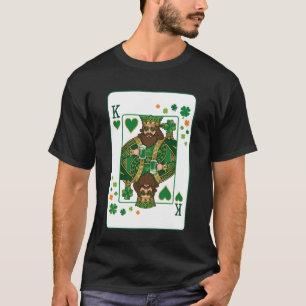 Camiseta Rei de Copas Jogo de Cartas Clássico Dia de São Pa
