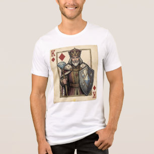 Camiseta Rei de Diamantes – Rei Diamante Regal com Cetro