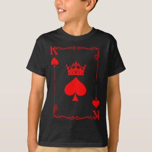 Camiseta Rei De Espadas Jogo História Negra Carta De Baralh