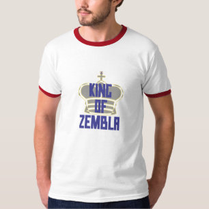 Camiseta Rei de Zembla, (cinzas azuis)