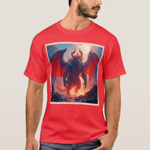 Camiseta Rei Demônio: Arte da Sombra do Dragão Eterno
