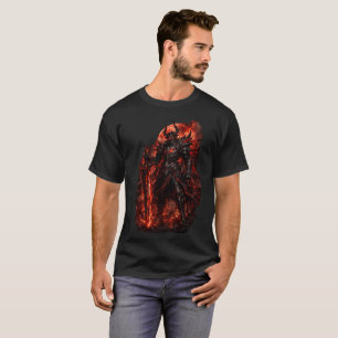 Camiseta 🔥👹 Rei Demônio Infernal – Guerreiro de Fantasia
