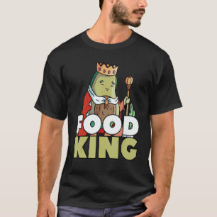 Camiseta Rei do Abacate de Alimentação Saudável Vegano