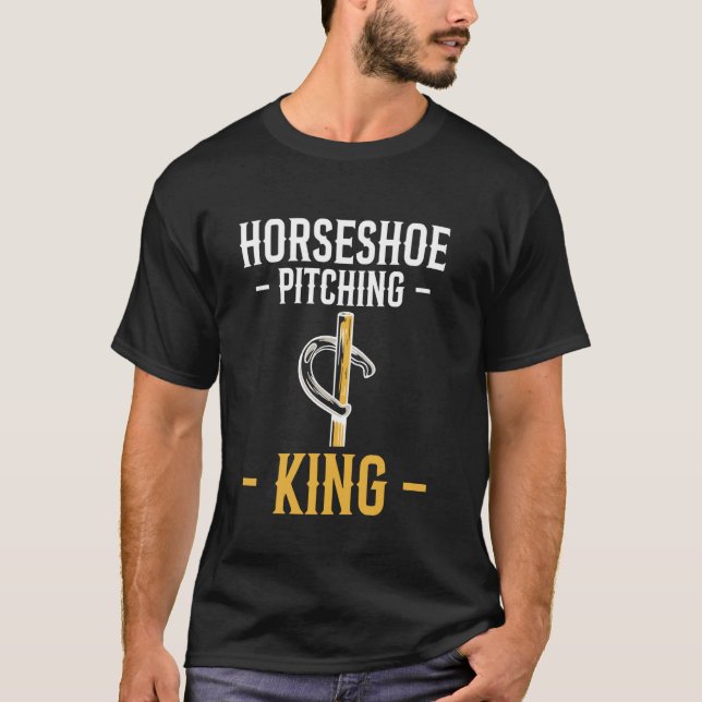 Camiseta Rei do Arremesso de Ferradura (Frente)