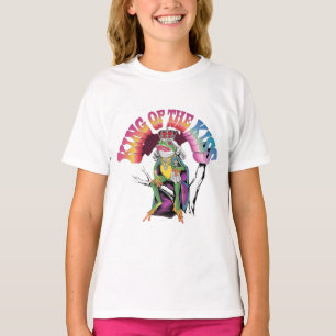 Camiseta Rei do Beijo: Arte e Sapo de Árvore Fotorealista