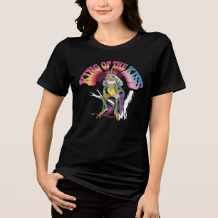 Camiseta Rei do Beijo: Arte e Sapo de Árvore Fotorealista