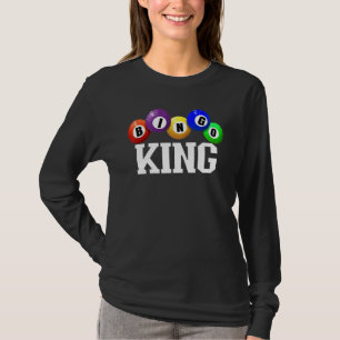 Camiseta Rei do Bingo Jogos de Bingo Masculino Jogador de B