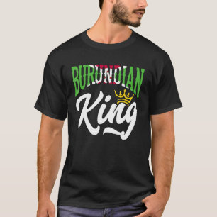 Camiseta Rei do Burundi Bandeira do Burundi Burundiano
