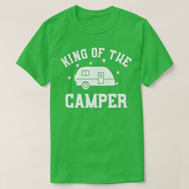 Camiseta Rei do Camper - Engraçado Camper RV (Frente do Design)