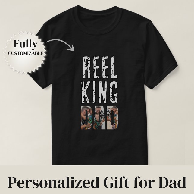 Camiseta Rei do Carretel Papai (Reel King Dad T-Shirt)