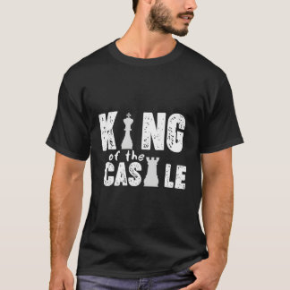 Camiseta Rei Do Castelo Engraçado Xadrez Dizendo Presente G