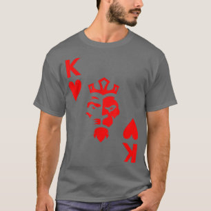 Camiseta Rei do Coração Cartaz Leão Rei do Gambler