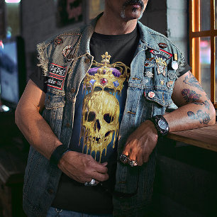 Camiseta Rei do crânio do Ouro derretido