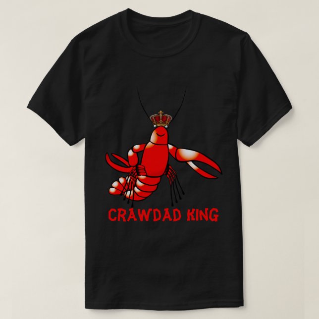 Camiseta Rei do Crawdad (Frente do Design)