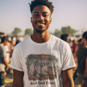 Camiseta Rei do Den: Papa Urso-Camisa
