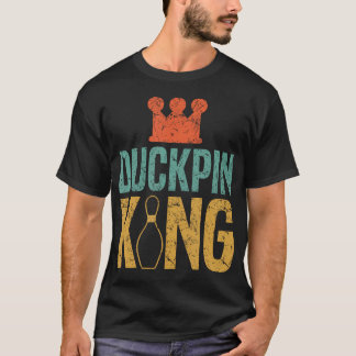 Camiseta Rei do Duckpin Boliche de Pinos de Boliche