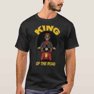Camiseta Rei Do Esqueleto Da Estrada - Unidade De Mofa Ital