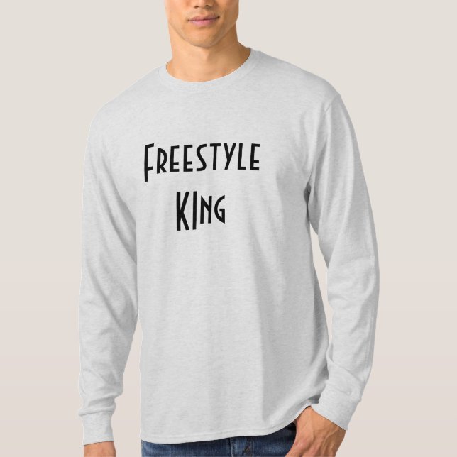 Camiseta Rei do estilo livre (Frente)