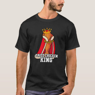 Camiseta Rei do Frango Frito Comida Rápida Porcaria Comida