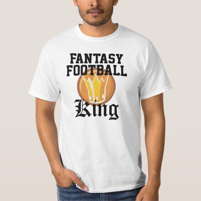 Camiseta Rei do futebol da fantasia (Frente)