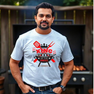 Camiseta Rei do Grill - CHURRASCO