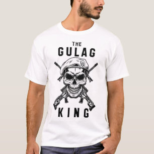 Camiseta Rei do Gulag Jogos Gamer Warzone Presente para Gam