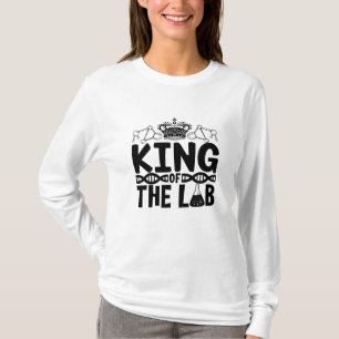 Camiseta Rei Do Laboratório De Ciência Tecnológica Do Labor