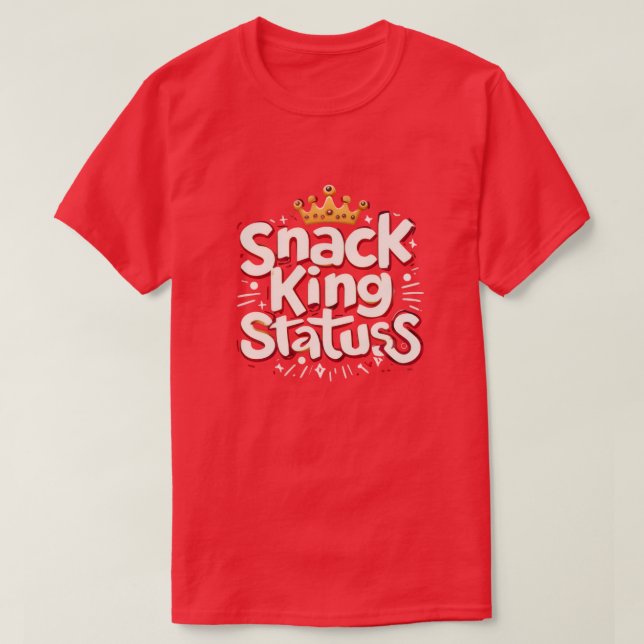 Camiseta Rei do Lanche (Frente do Design)