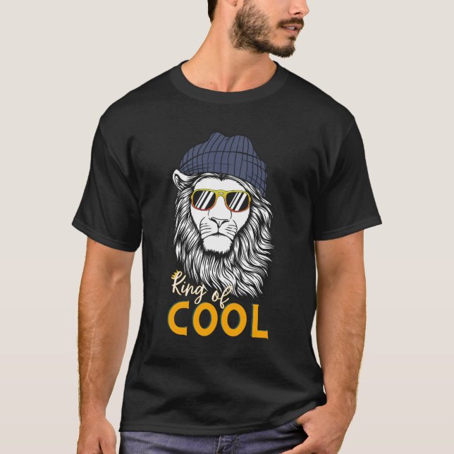 Camiseta Rei do Legal | Leão super Legal com Beanie e Sun (Frente)