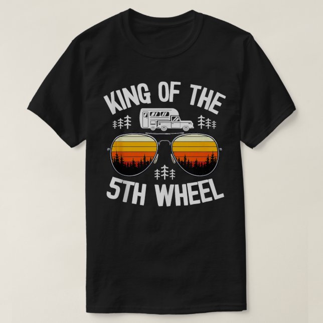Camiseta Rei Do Pai Da Câmera De 5 (Frente do Design)
